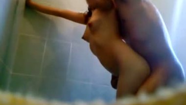 Indian shower sex scandals hot maid fucked by owner