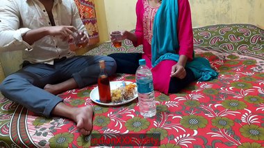 Indian Ever best Painful hard Sex and fuck and Alcohol Drinking, In clear Hindi voice